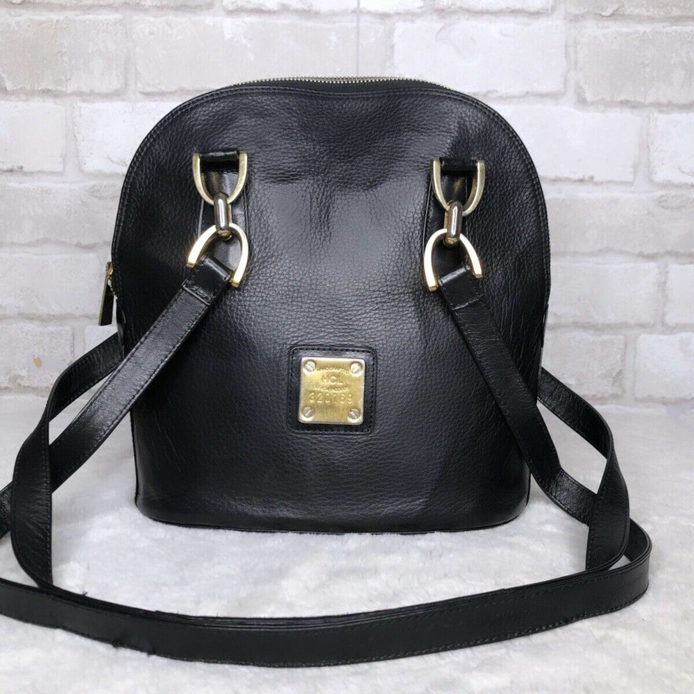 HCL Handcrafted Vintage Leather Bowling Bag